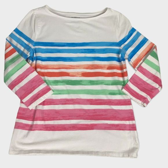 Talbots Tops - Talbots Bateau Neck 3/4 sleeve Tee